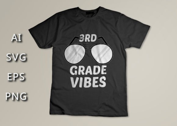 3RD Grade Vibes Back to School T-shirt