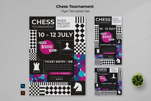 Chess Tournament Flyer Template