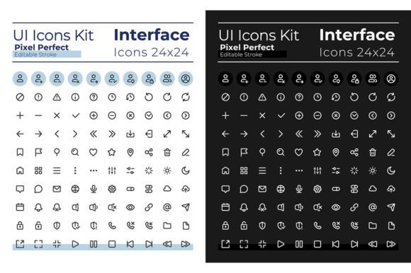 Elevate Your UI Design with Simple Linear Icons