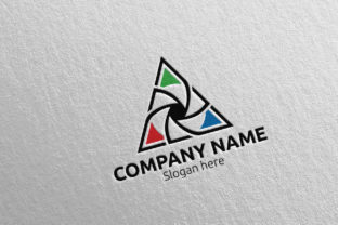 Letter a Logo Design 76: Digital Marketing & Finance Icon
