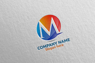 Modern Letter M Logo Design for Financial & Tech Brands