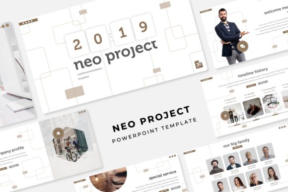 Neo Project Power Point Template: Dynamic Slides for Modern Presentations