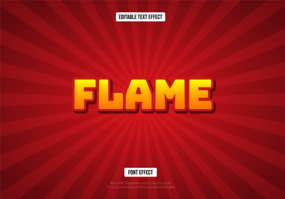 Red Flame Editable Text Effect: Your Bold Design Solution