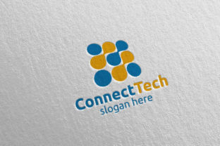 Technology Logo and Electronic 1: A Modern Design Asset