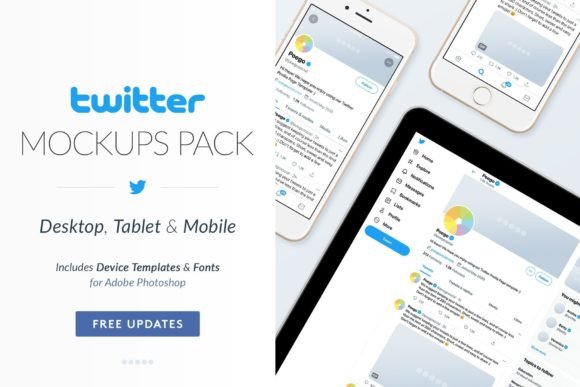 Twitter Social Media Mockups Pack: Professional Profile Previews